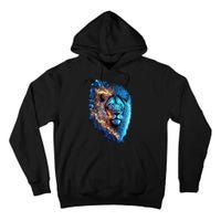 Lion On Fire Cool Graphic Tall Hoodie