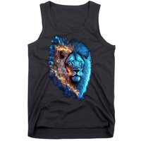 Lion On Fire Cool Graphic Tank Top