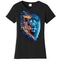 Lion On Fire Cool Graphic Women's T-Shirt