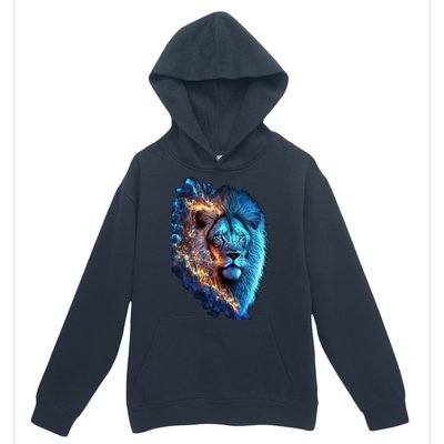 Lion On Fire Cool Graphic Urban Pullover Hoodie