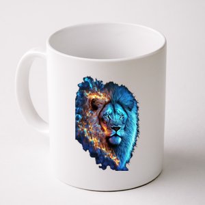 Lion On Fire Cool Graphic Coffee Mug