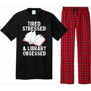 Library Obsessed Funny Library Librarian Gift Pajama Set