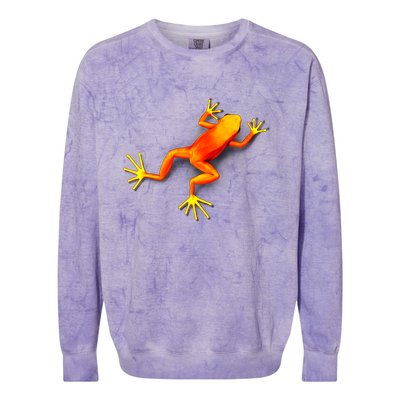 Little Orange Frog Colorblast Crewneck Sweatshirt