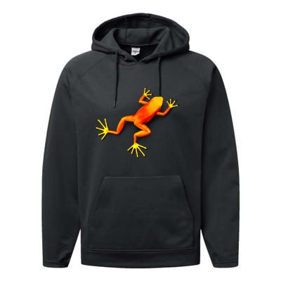 Little Orange Frog Performance Fleece Hoodie