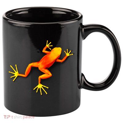 Little Orange Frog 11oz C Handle Ceramic Mug