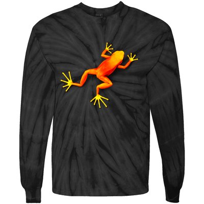 Little Orange Frog Tie-Dye Long Sleeve Shirt