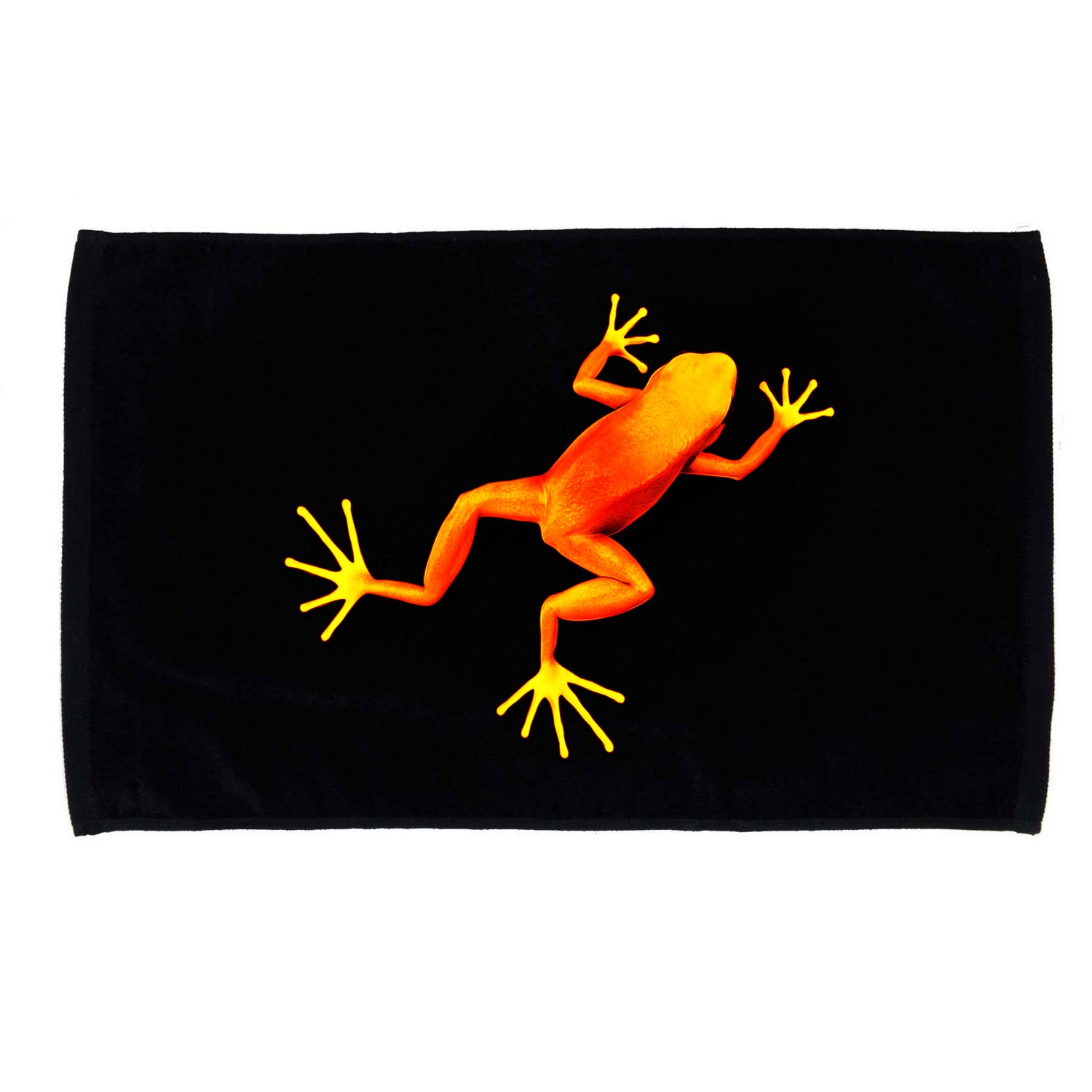 Little Orange Frog Microfiber Hand Towel