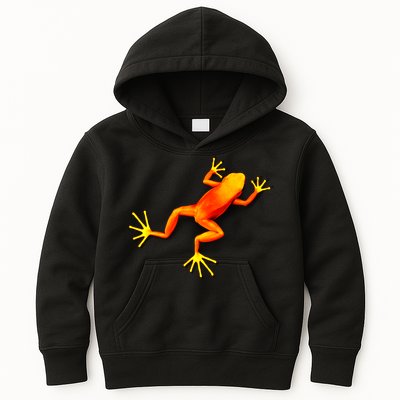 Little Orange Frog Kids Hoodie