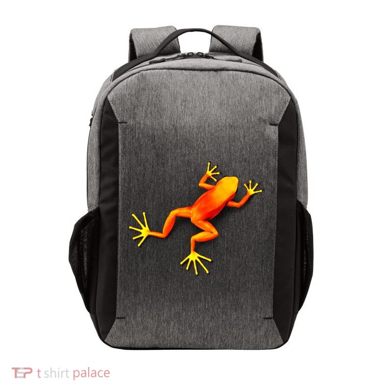 Little Orange Frog Vector Backpack