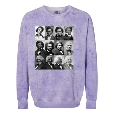 Life Of Frederick Douglass Giftgiftblack History Month Gift Colorblast Crewneck Sweatshirt