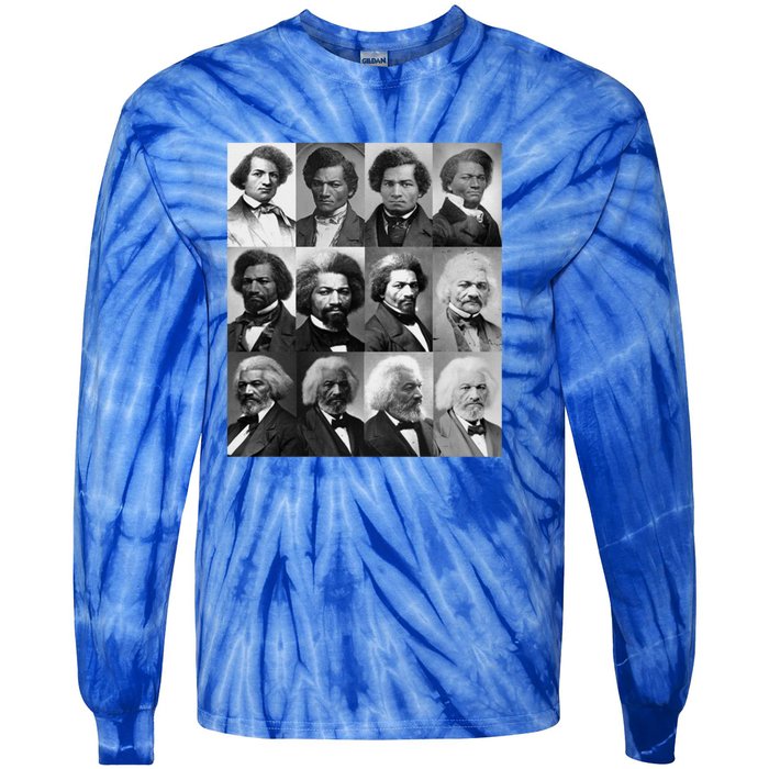 Life Of Frederick Douglass Giftgiftblack History Month Gift Tie-Dye Long Sleeve Shirt