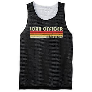 Loan Officer Funny Job Title Profession Birthday Worker Idea Mesh Reversible Basketball Jersey Tank