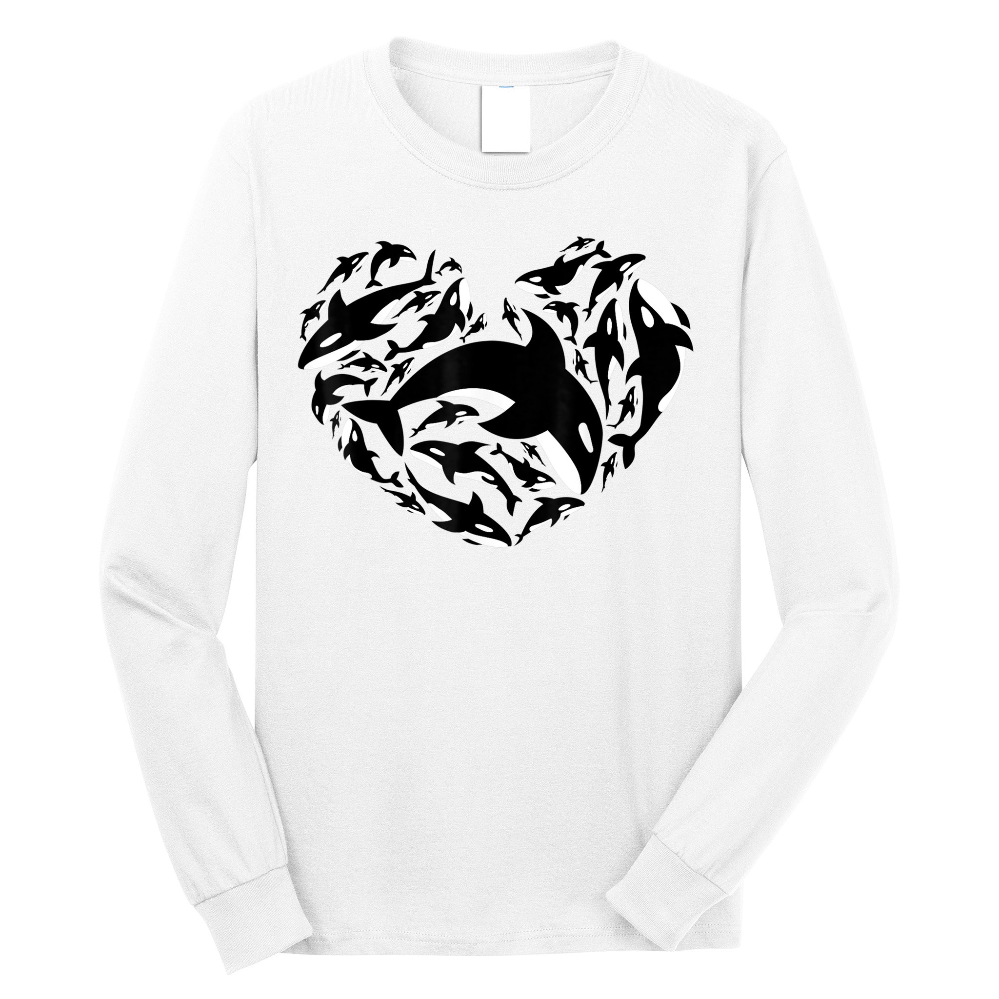 Love Orca Gifts Killer Whale Long Sleeve Shirt