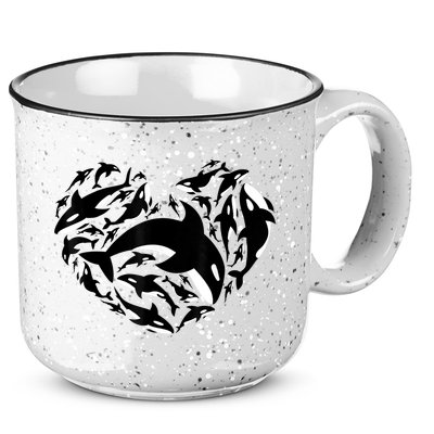 Love Orca Gifts Killer Whale 15oz Campfire Ceramic Mug