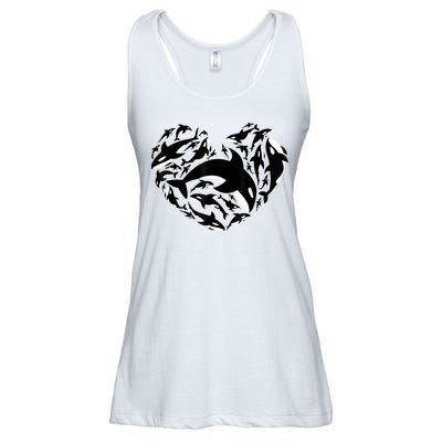 Love Orca Gifts Killer Whale Ladies Essential Flowy Tank