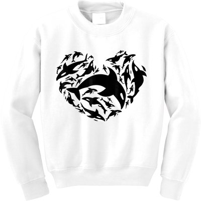 Love Orca Gifts Killer Whale Kids Sweatshirt