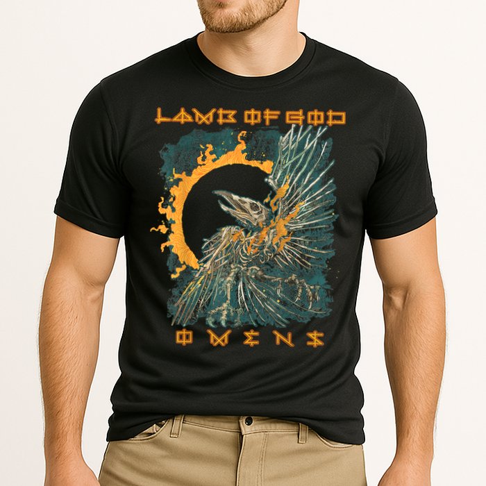 Lamb Of God – Omens Birdbox Cooling Performance Crew T-Shirt