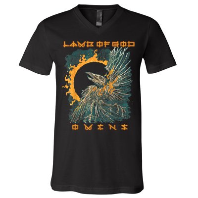 Lamb Of God – Omens Birdbox V-Neck T-Shirt