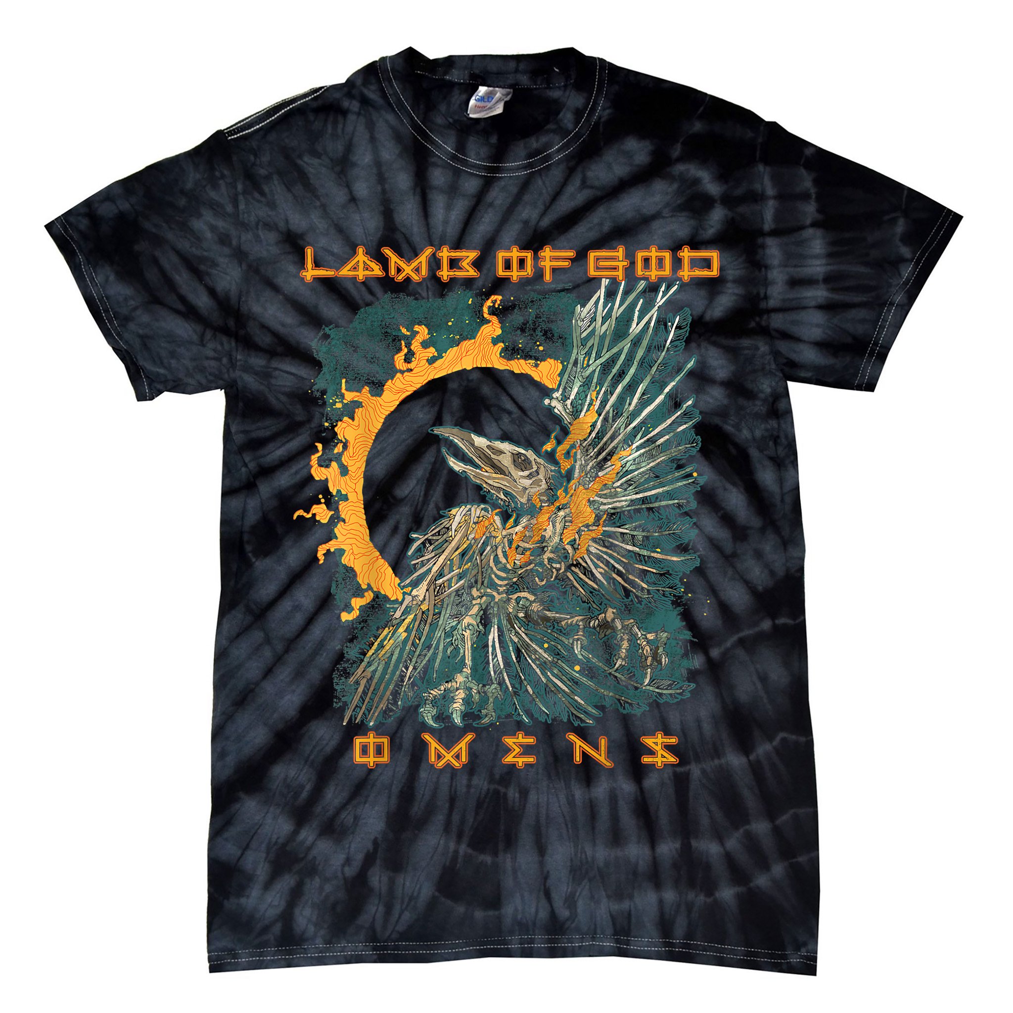 Lamb Of God – Omens Birdbox Tie-Dye T-Shirt