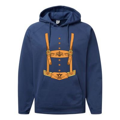 Lederhosen Oktoberfest German Beer Festival Costume Performance Fleece Hoodie