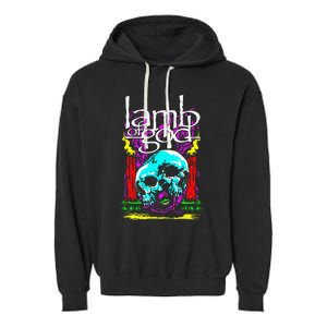 Lamb of God – Candle Skull Garment-Dyed Fleece Hoodie