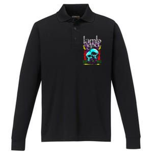 Lamb of God – Candle Skull Performance Long Sleeve Polo