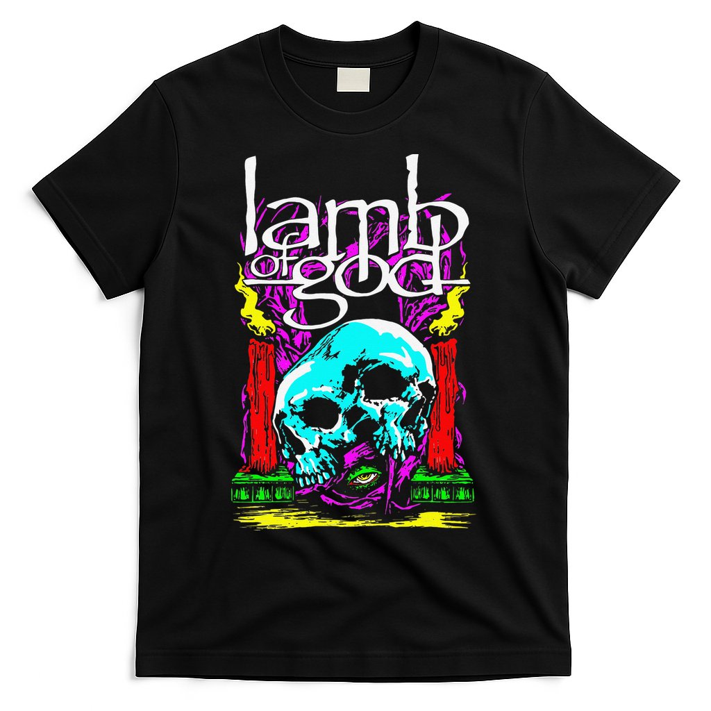 Lamb of God – Candle Skull T-Shirt
