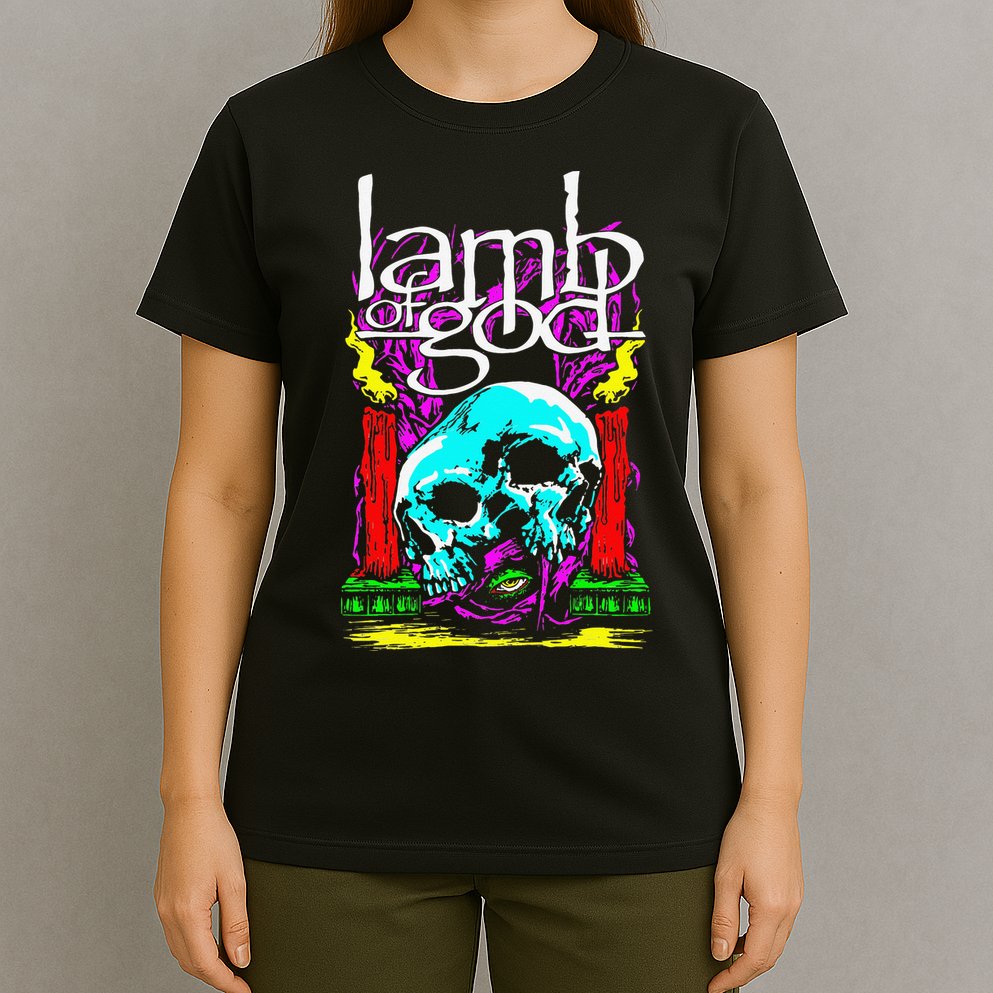 Lamb of God – Candle Skull T-Shirt