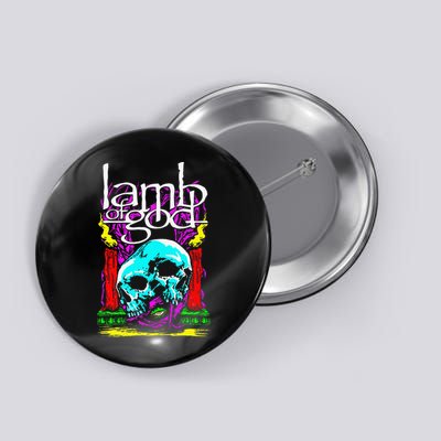 Lamb of God – Candle Skull Button