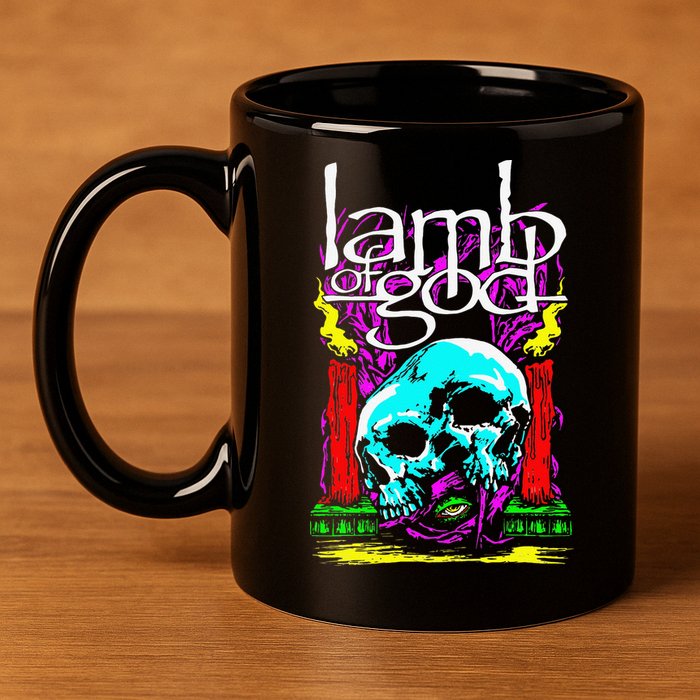 Lamb of God – Candle Skull 11oz C Handle Ceramic Mug