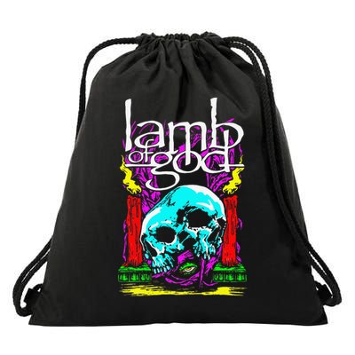 Lamb of God – Candle Skull Drawstring Bag