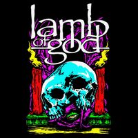 Lamb of God – Candle Skull Drawstring Bag