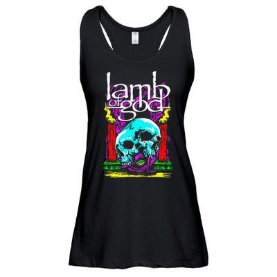 Lamb of God – Candle Skull Ladies Essential Flowy Tank