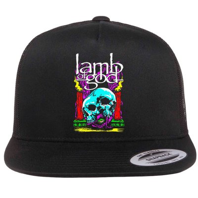 Lamb of God – Candle Skull Flat Bill Trucker Hat