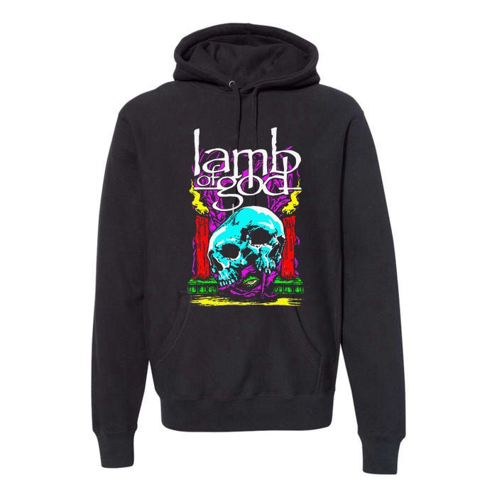 Lamb of God – Candle Skull Premium Hoodie