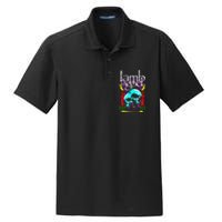 Lamb of God – Candle Skull Dry Zone Grid Polo