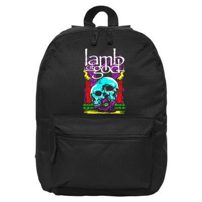 Lamb of God – Candle Skull 16 in Basic Backpack