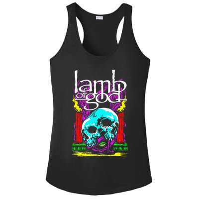 Lamb of God – Candle Skull Ladies PosiCharge Competitor Racerback Tank
