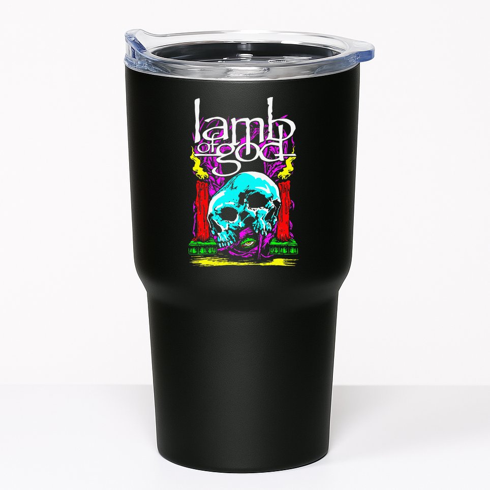 Lamb of God – Candle Skull Tumbler