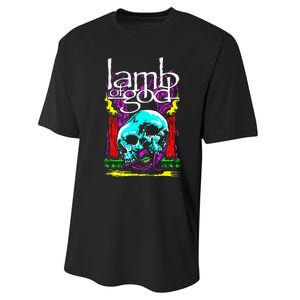 Lamb of God – Candle Skull Performance Sprint T-Shirt