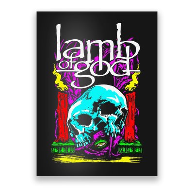 Lamb of God – Candle Skull Poster