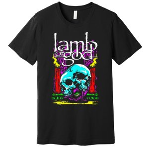 Lamb of God – Candle Skull Premium T-Shirt