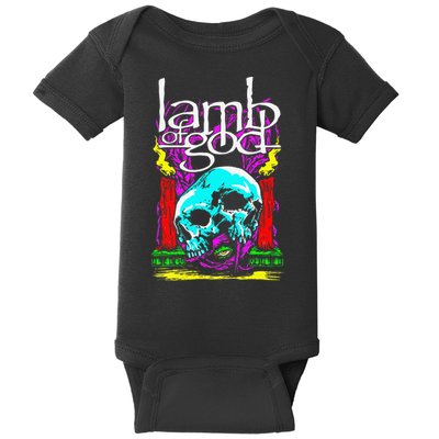 Lamb of God – Candle Skull Baby Bodysuit