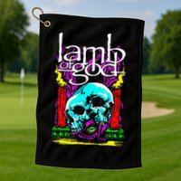 Lamb of God – Candle Skull Golf Towel
