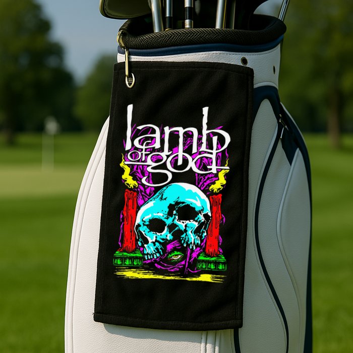 Lamb of God – Candle Skull Golf Towel