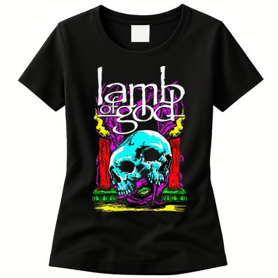 Lamb of God – Candle Skull Womens T-Shirt