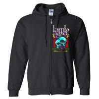 Lamb of God – Candle Skull Full Zip Hoodie