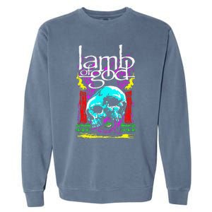 Lamb of God – Candle Skull Garment-Dyed Sweatshirt