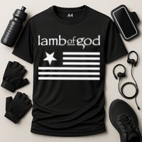 Lamb of God – Flag Cooling Performance Crew T-Shirt