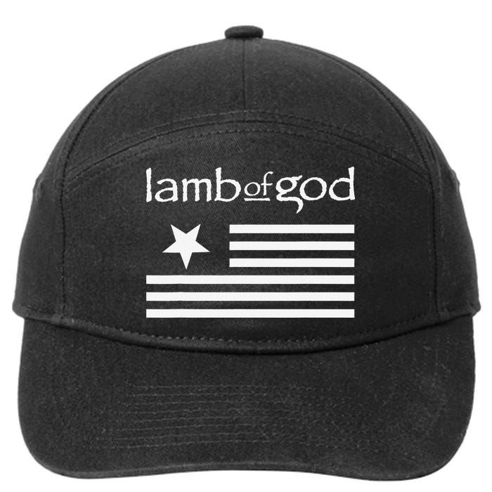 Lamb of God – Flag 7-Panel Snapback Hat